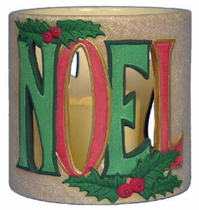 #3082 Candleholder - Noel  4"