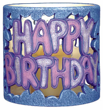 #3087 Candleholder - Happy Birthday  4