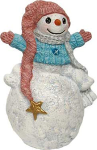 #3206 Snowkid Ornament - with Long Stocking Hat  3"