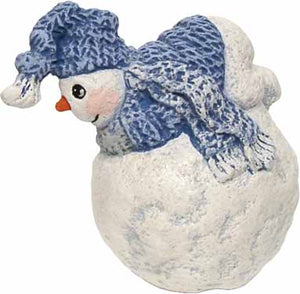 #3208 Snowkid Ornament - Kneeling on Snowball  2 3-4"