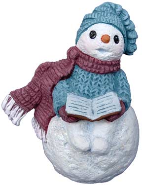 #3246 Snowkid Ornament Caroling with Book 2-3-4