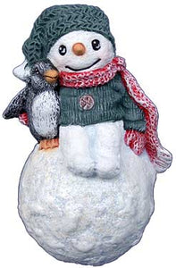 #3250 Snowkid Ornament with Penguin 3"