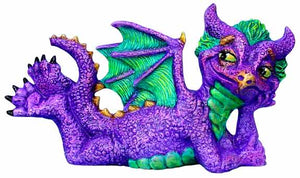 #3292 Dragon with Attitude Laying on Belly  7"