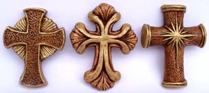 #3354 Small Crosses (3 in mold) 3" each