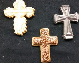 #3355 Small Crosses (3 in mold) 3" each