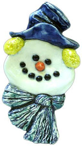 #3369 Tea Bag Holder - Snowman  5 1-2"