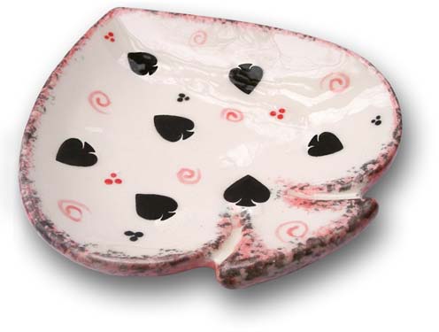 #3398 Spades Snack Dish - 5 1-4