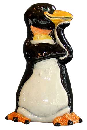 #3410 Penguin with Attitude Standing 5