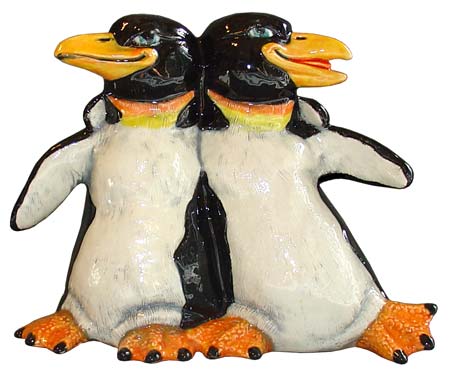 #3414 Penguin with Attitude Two Together 6 1-4