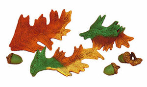 #723 Leaves (3 in mold)  4" each