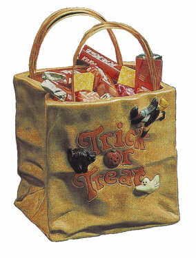 #926 Trick Or Treat Candy Bag  6 1-2
