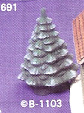 B1103 Village Tree Ceramic Molds