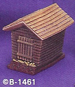 B1461 Village Corn Crib Ceramic Molds