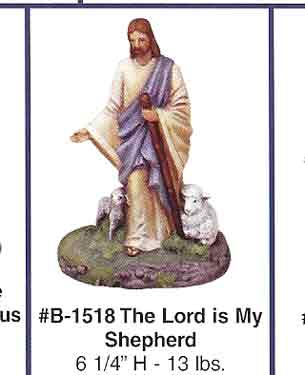 B1518 The Lord Is My Shepherd Ceramic Molds