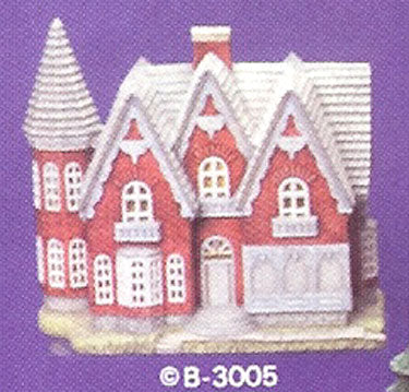 B3005 Village Mansion Ceramic Molds