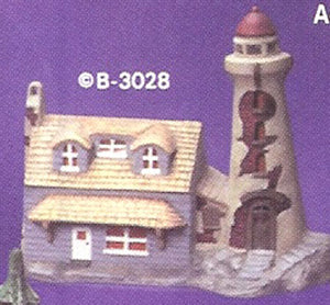 B3028 Village Lighthouse Ceramic Molds
