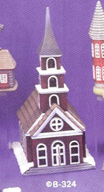 B324 Village Church.. Ceramic Molds