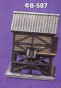 B587 Village Coal Tower Ceramic Molds