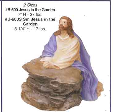 B600 Jesus In The Garden. Ceramic Molds