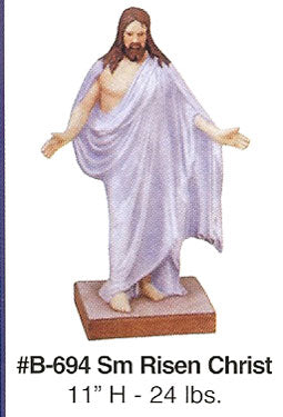 B694 Small Risen Christ Ceramic Molds