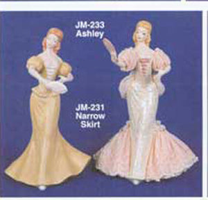 JM233 13 " Ashley-Bust & Arms ONLY Doll Molds