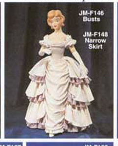 JMF-146 12" 3 Busts only DOLL Molds