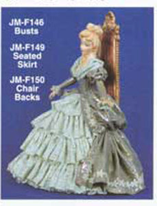 JMF-149 12" Seated Skirt only DOLL Molds