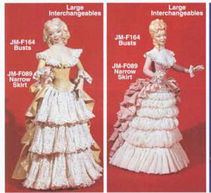 JMF-146 12" -2 Busts only DOLL Molds