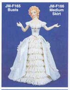JMF-165 12" -3 Busts only  DOLL Molds