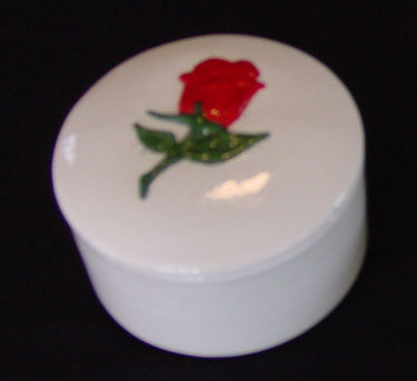 L1012 Round Rose Box Ceramic Molds