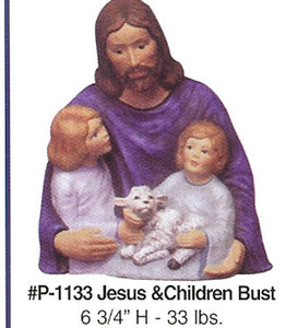 P1133 Jesus & Children bust  Ceramic Molds