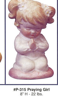 P315 Praying Girl  Ceramic Molds