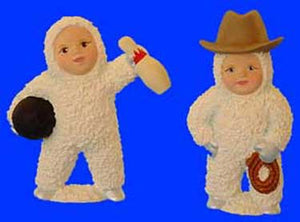 S1521 Bowler & Cowboy S.B.  Ceramic Mold