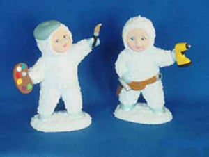 S1549 Snow Baby Worker And Artist Ceramic Mold
