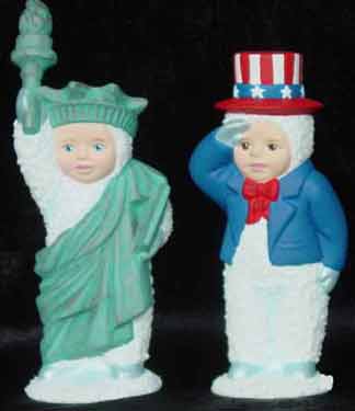 S1550 S. B. Statue of Liberty & Uncle Sam Ceramic Mold