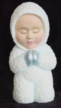 S1557 Large Praying Snow BabyCeramic Mold