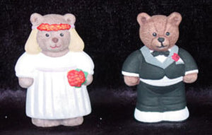 S1571 Bride & Groom Bear Ceramic Mold