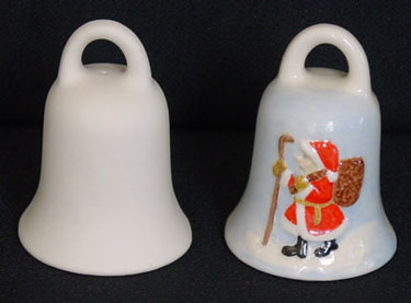 S1587 Two Large Bells Ceramic Mold