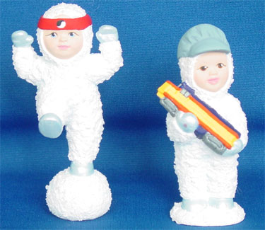S1596 Karate & Engineer Snow Baby Ceramic Mold