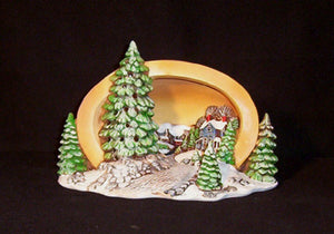 H540 Small Christmas Scene Hershey Ceramic Mold