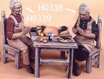 H338A Country Grandma Hershey Ceramic Mold